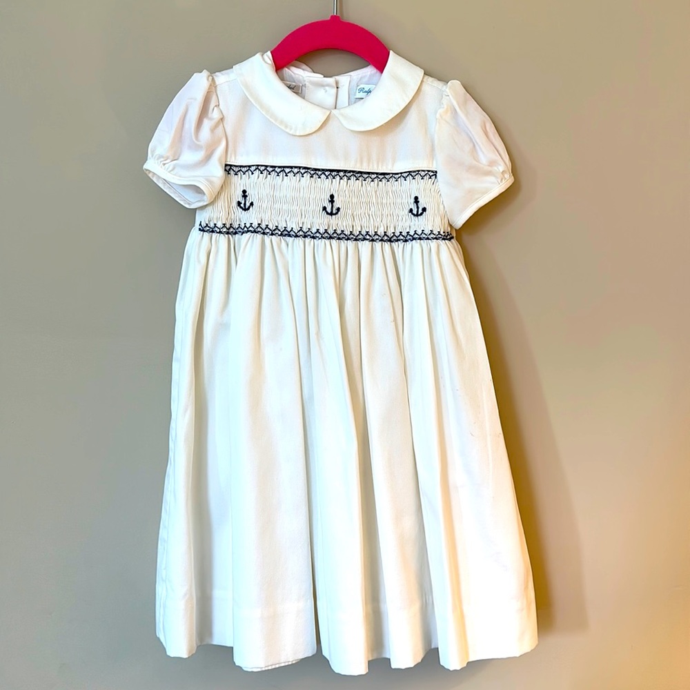 Ralph Lauren Hand Smocked Baby Dress 18 mos